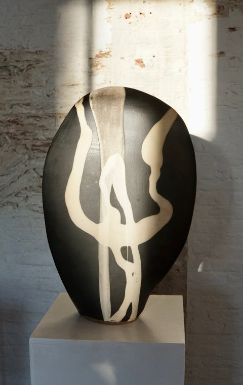 Decorative Vessel Black White | Monika Debus
