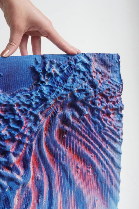 Groove object blue purple - Wilem Cousins
