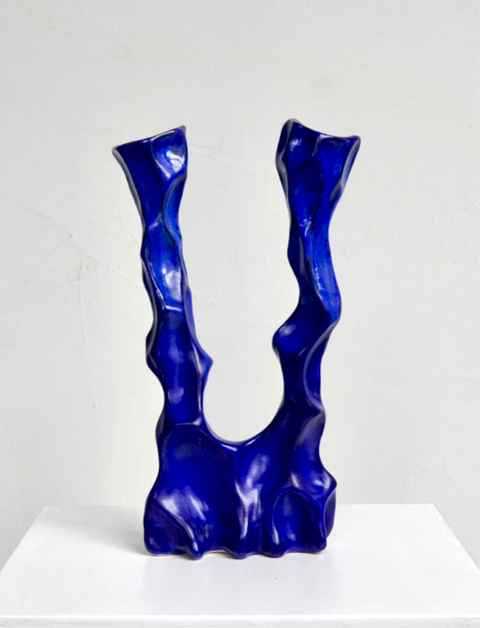 Blue Candle Holder - Natalia Coleman Wyspianska