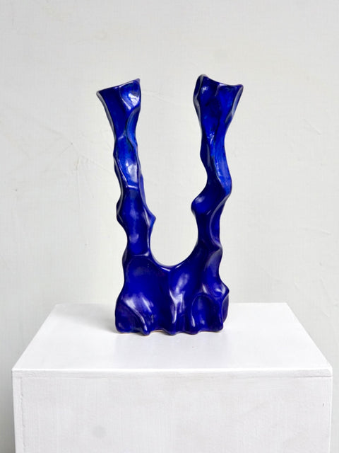 Blue Candle Holder - Natalia Coleman Wyspianska