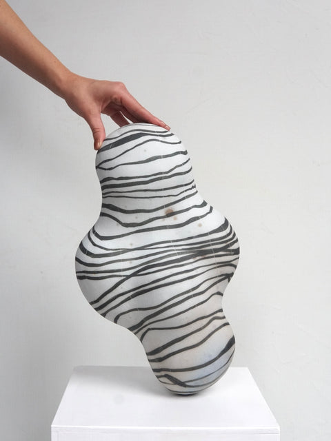 Decorative object striped | Monika Debus